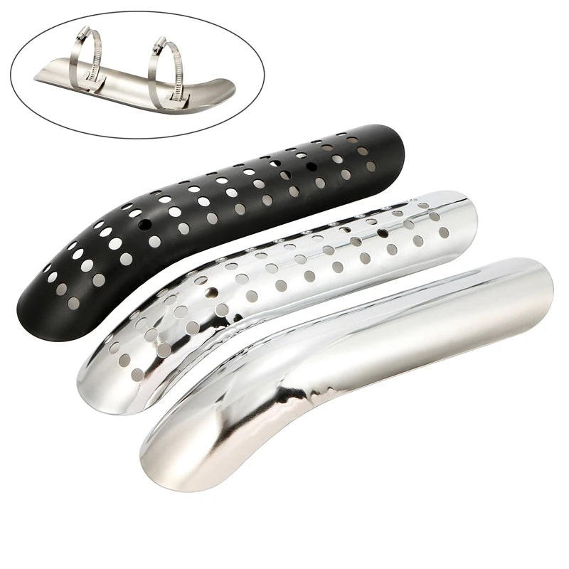 Motorcycle Exhaust Muffler Pipe Heat Shield Guard Protector
