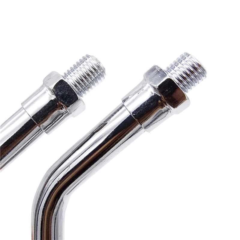 Chrome Wide Rear View Side Mirrors Pair Fits Suzuki Intruder Volusia VS VL 700 750 800 1400 1500