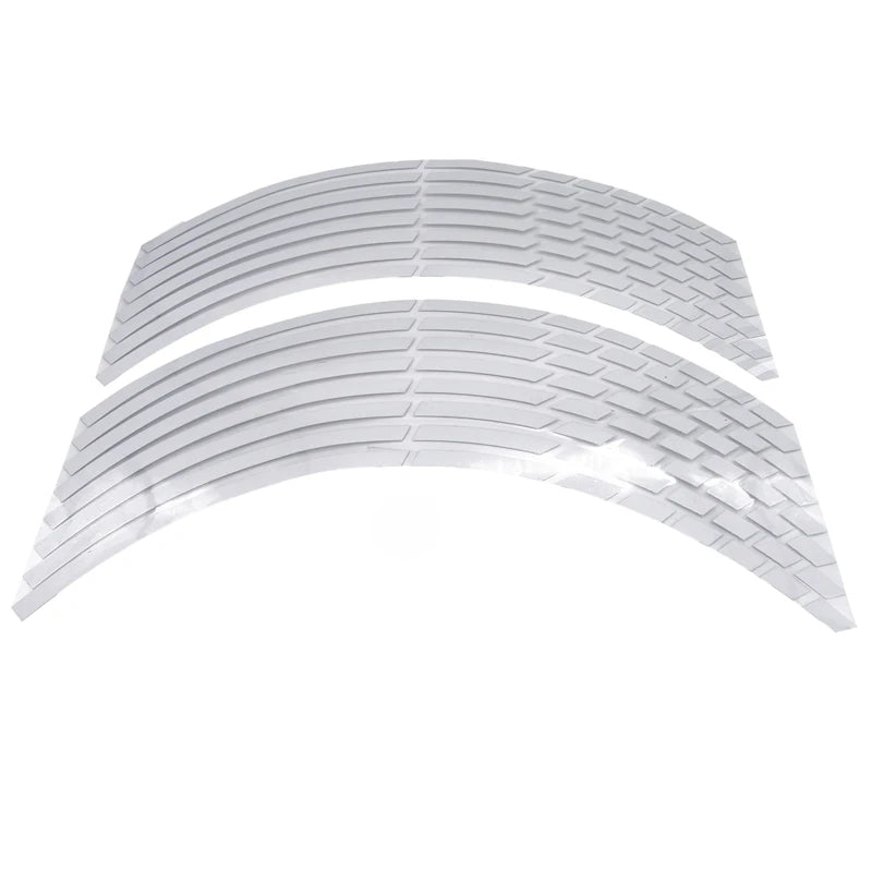 16 x Motorcycle Wheel Stripes Decal Stickers Reflective Rim Tape 17" 18" 19"