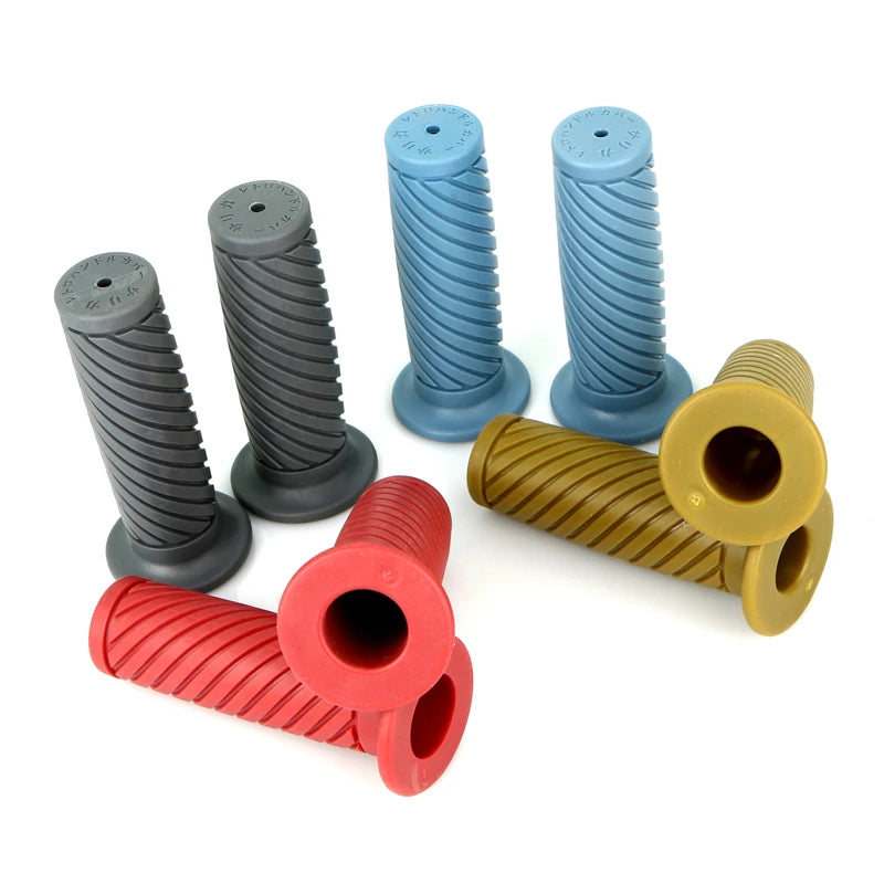 Coloured Motorcycle Rubber Anti-Slip Handlebar Grips 22mm/24mm