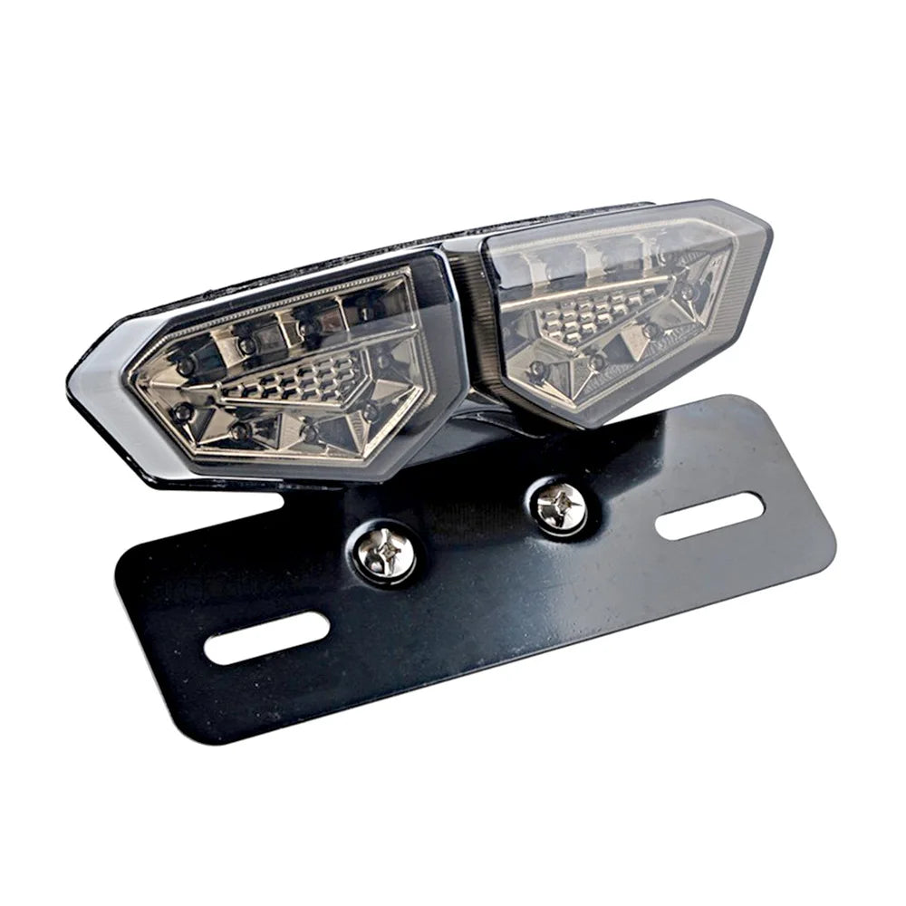 3 in 1 LED Motorcycle Integrated Rear Tail License Plate Brake Light Indicators