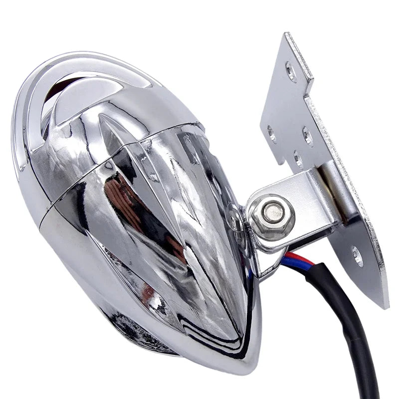 Caged Motorcycle Rear Brake Tail Signal Light Lamp