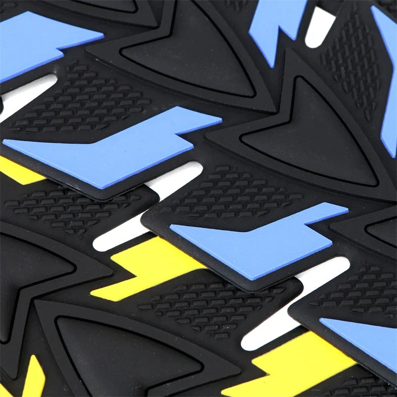 Coloured Motorcycle Fuel Tank Pad Rubber Spine Protection Decal Sticker