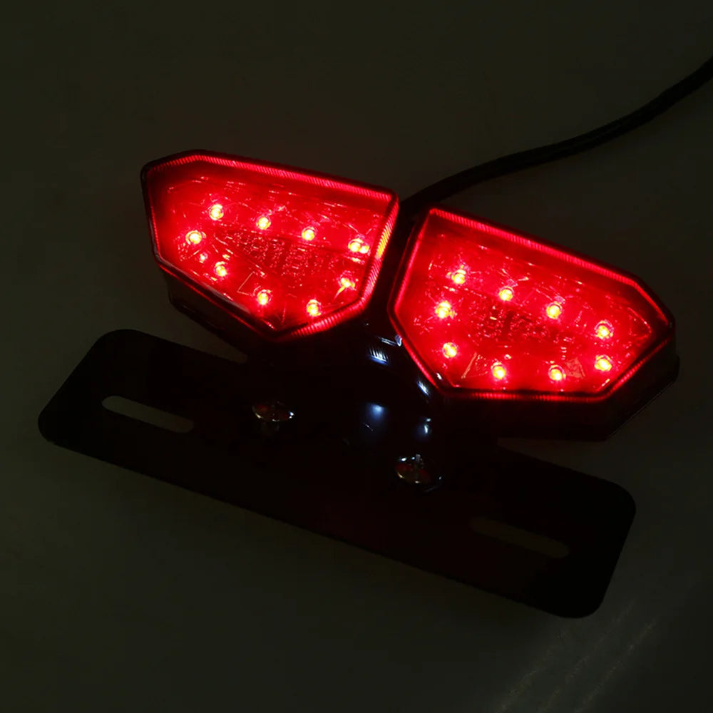 3 in 1 LED Motorcycle Integrated Rear Tail License Plate Brake Light Indicators