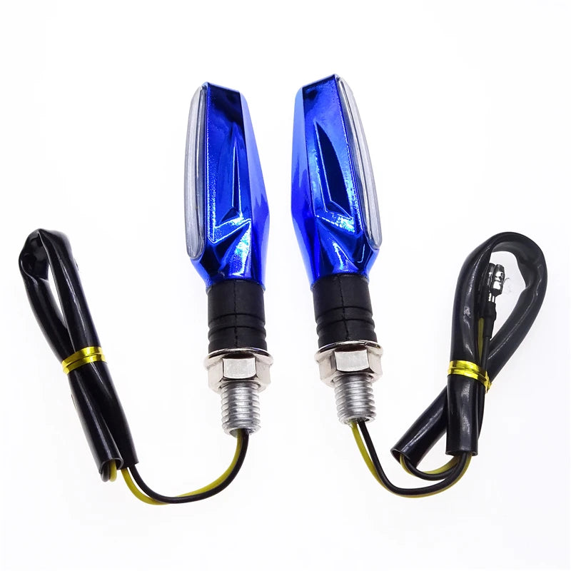 LED Motorcycle Turn Signals Front Tail Light Side Repeaters Indicators