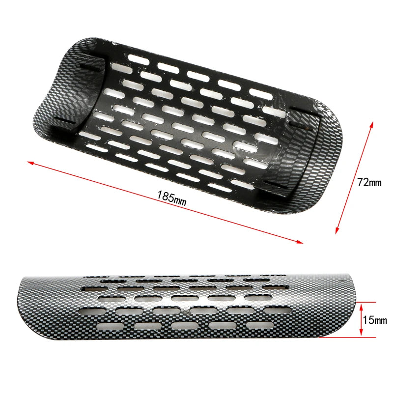 Motorcycle Retro Exhaust Muffler Pipe Heat Shield Guard for Harley Davidson Chopper Cruiser