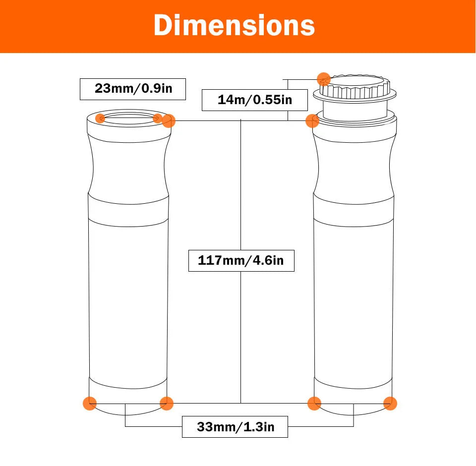 Motorcycle Aluminium Handlebar Hand Grips 22mm
