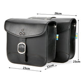 Harley-Davidson Suzuki Yamaha Honda Motorcycle Pair of Satchel Side Saddle Bags