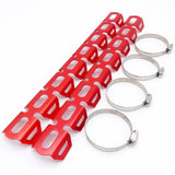 2 Pcs Motorcycle Exhaust Muffler Pipe Protector Heat Shield Cover Guard