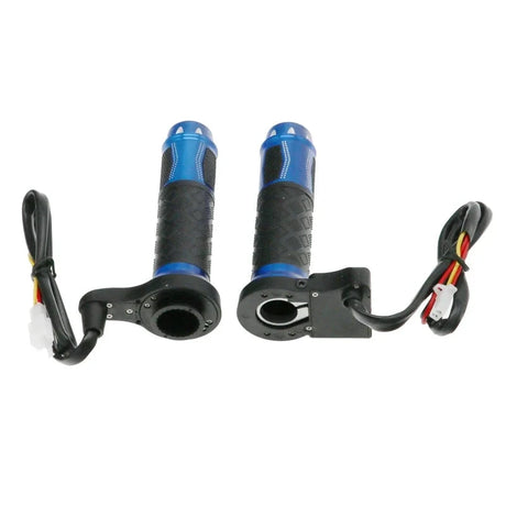 Motorcycle Aluminium Alloy Heated Handlebar Hot Grips Hot 22mm 7/8" Blue Gold Red Black