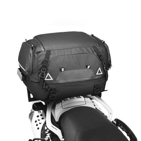 Motorcycle 42L Waterproof Rear Tail Pack Sissy Bar Luggage Travel Bag