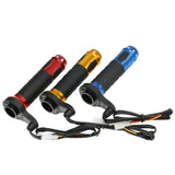 Motorcycle Aluminium Alloy Heated Handlebar Hot Grips Hot 22mm 7/8" Blue Gold Red Black