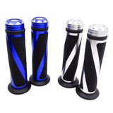 Coloured Aluminium Motorcycle Handlebar Handle Bar Grips 22mm