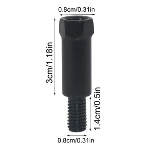 Motorcycle Mirror Adapter Right Left Hand Thread Screw 8mm Screw Converter