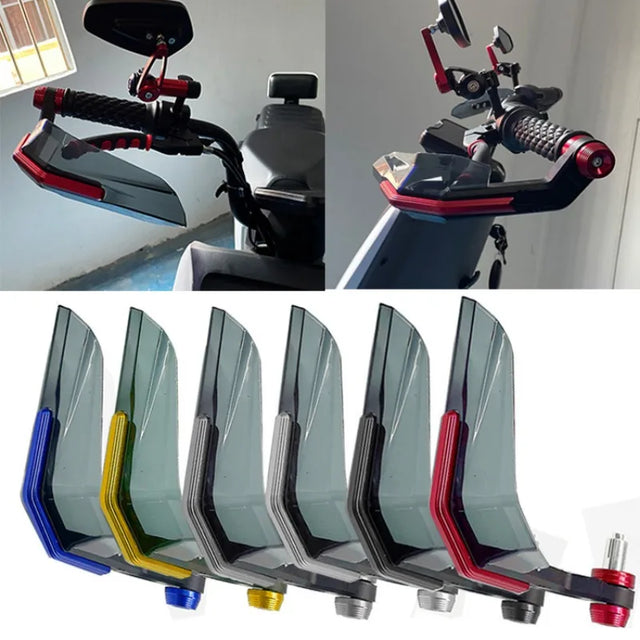 Motorcycle Handlebar Windshield Protector Windproof Shield Lever Hand Guards 22mm